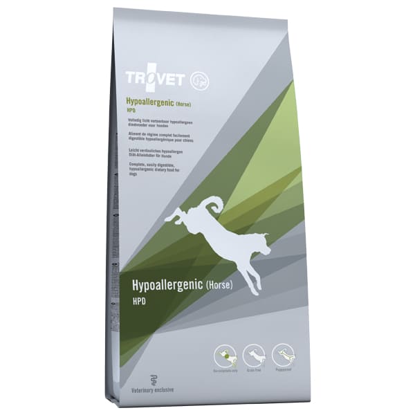 Trovet Hypoallergenic HPD veterinārā suņu barība alerģijām ar zirgu 3 kg
